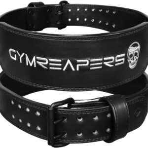 Gymreapers Leather Weightlifting Belt for Bodybuilding